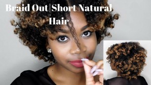 'Braid Out on Short Natural Hair | EDEN Hair Products'