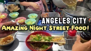 'AWESOME FILIPINO STREET FOOD ADVENTURE at NIGHT! Night Visit in Angeles City, Pampanga Philippines'