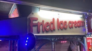 'Thai Street Food New - Deep fried ice cream - Chiang Mai Night Food'
