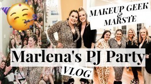'WHAT IT WAS REALLY LIKE! Marlena Stell Makeup Geek PJ Party 2019 // Mallory1712'