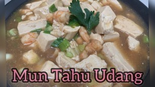 'Resep Mun Tahu Udang ala Resto Chinese Food'