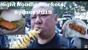 'Night noodle markets Sydney | Hyde park 2019, Sydney vlog, Sydney food, Street food'