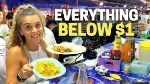 'INSANELY CHEAP THAI STREET FOOD (CHIANG MAI NIGHT MARKET)'