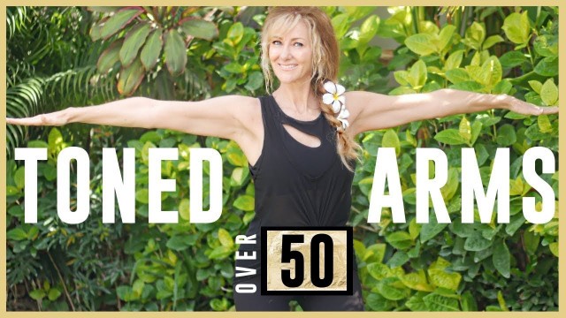 '5 Minute Toned Arm workout For Mature Women Over 50 | At Home Workout No equipment Necessary!'