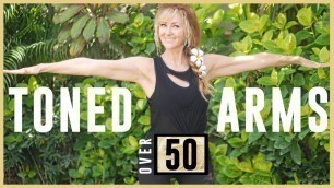 '5 Minute Toned Arm workout For Mature Women Over 50 | At Home Workout No equipment Necessary!'