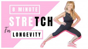 '8 Minute Stretching Routine For Women! (Emotional Release) *Indoor Workout*'