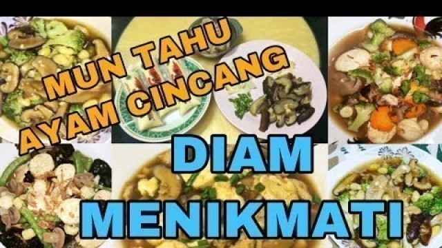 'EN/IN/CH中TEXT-MUN TAHU DAGING AYAM CINCANG ,menu masakan sehari hari, masak apa hari ini'