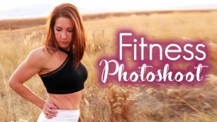 'My FIRST Fitness Photoshoot - Fitness Model for a Day!'