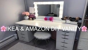 'DIY: IKEA & AMAZON VANITY❤'
