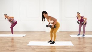 '30-Minute Full-Body Strength-Training Workout With Weights'