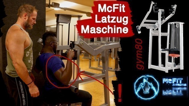 'McFit LATISSIMUS MASCHINE | Rückenübung | Gym 80 | Richtige Ausführung | Latzug | Rückentraining'