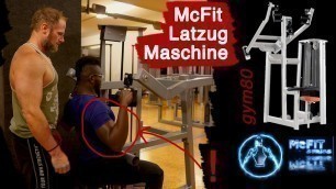 'McFit LATISSIMUS MASCHINE | Rückenübung | Gym 80 | Richtige Ausführung | Latzug | Rückentraining'