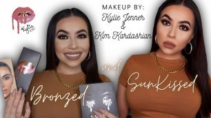 'BRONZED MAKEUP - Snatched Contour & Highlight - KYLIE COSMETICS & KKW BEAUTY'