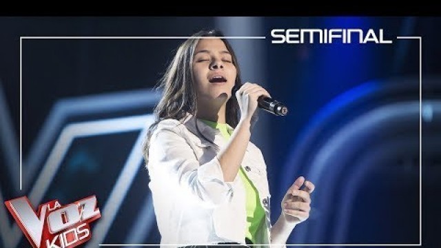 'Alba Aguilar cantan \'I will always love you\' | Semifinal | La Voz Kids Antena 3 2019'