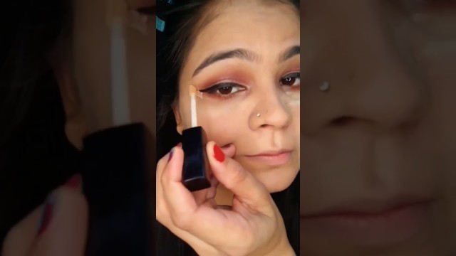 'Light makeup look created on rakhi | Rakhi look #happyrakshabandhan #rakhi #makeup #shorts'