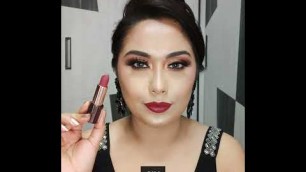 'Trying out swatches of Colorbar Sinful Matte Lipstick | ft. Priya | Colorbar Cosmetics'