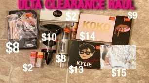 'ULTA CLEARANCE HAUL 2020:Kylie Cosmetics, KKW #ulta #ultabeauty'