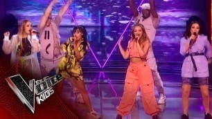 'Little Mix perform ‘Bounce Back’ | The Final | The Voice Kids UK 2019'