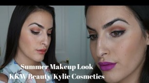 '** Summer Makeup Look w/ KKW Beauty/Kylie Cosmetics Products **'