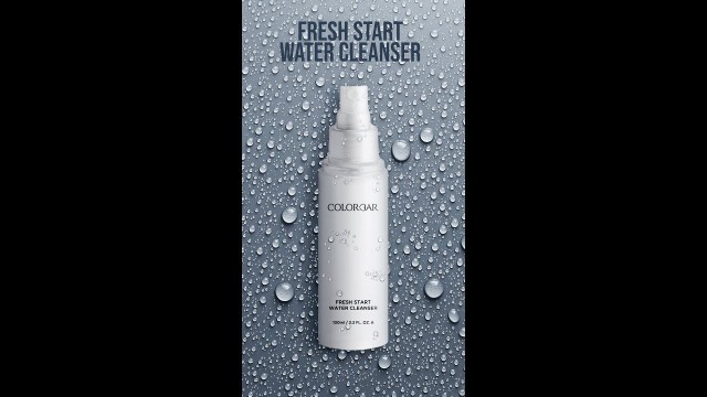 'How to apply Colorbar Fresh Start Water Cleanser | Makeup Tutorial | Colorbar Cosmetics'