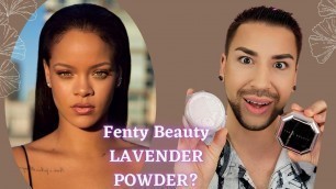 'Fenty Beauty Pro Filt\'r LAVENDER Setting Powder! #shorts #makeuptips'