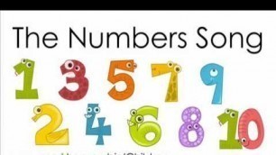 'Numbers Songs 1-10 Counting to Children Kids Song Kindergarten Preschoolers Toddlers Animal Numbers'