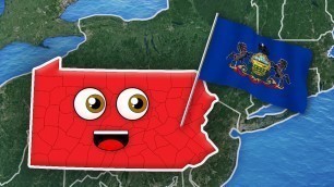 'Pennsylvania - Geography & Counties | 50 States of America'