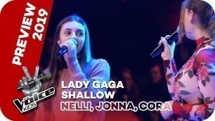 'Lady Gaga - Shallow (Nelli, Jonna, Cora) | Battles | The Voice Kids 2019 | SAT.1'