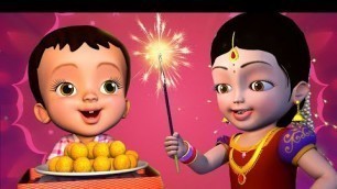 'వచ్చింది దీపావళి వచ్చింది - Deepavali Song | Telugu Rhymes for Children | Infobells'