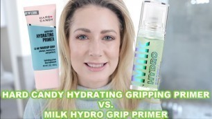 'Milk Makeup Hydro Grip Primer vs. Hard Candy Hyrdating Gripping Primer | MsGoldgirl'