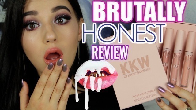 'BRUTALLY HONEST KKW KYLIE COSMETIC REVIEW | Jordan Byers'