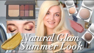 'Natural Glam Summer Look | Full Coverage Clean Beauty (RMS Beauty, Jane Iredale, PYT Beauty...)'