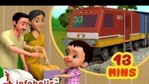 'Vache Vache Railu Bandi – Train Song | Telugu Rhymes for Children | Infobells'