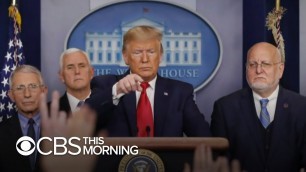 'Trump attacks WHO over coronavirus\' global spread'