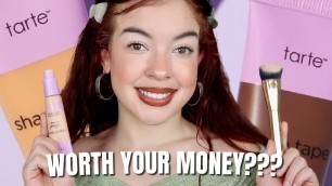 'NEW Tarte Shape Tape Cloud Cream SPF 15 Foundation | WEAR TEST!'