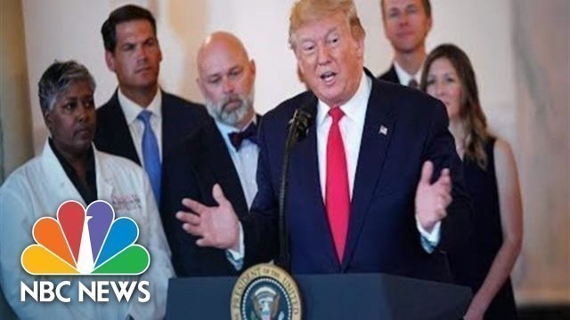 'Watch Live: President Donald Trump Signs Executive Order On Health Care Transparency | NBC News'