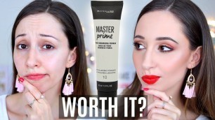 'Maybelline Master Prime Pore Minimizing Primer (Worth the $$$?)'