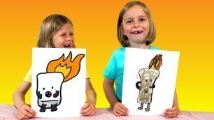 'How To Draw Flamemallow From YouTube Kids App'