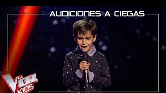 'Daniel García canta \'El patio\' | Audiciones a ciegas | La Voz Kids Antena 3 2019'
