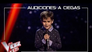 'Daniel García canta \'El patio\' | Audiciones a ciegas | La Voz Kids Antena 3 2019'