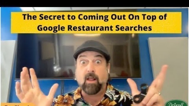 'The Secret to Coming Out On Top of Google Restaurant Searches Welcome'