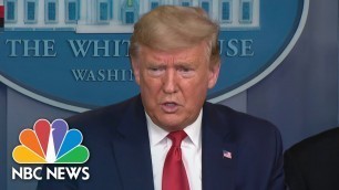 'White House: No Change In Health Protections For Trump | NBC Nightly News'