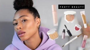 'Full Face of Fenty Beauty | Natural Makeup'