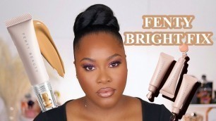 'NEW FENTY BEAUTY BRIGHT FIX EYE BRIGHTENER CONCEALER  REVIEW & FIRST IMPRESSIONS 2021'