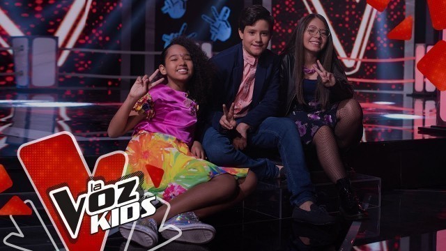 'Sofía, Sophie A y Simón cantan Un año – Batallas | La Voz Kids Colombia 2019'