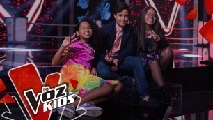 'Sofía, Sophie A y Simón cantan Un año – Batallas | La Voz Kids Colombia 2019'
