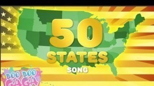 '50 States Song | Learn the 50 States of America for Kids [by Boo Boo Gaga] #booboogaga'