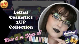 'Lethal Cosmetics 1UP Collection | Palette and Glosses | Rate It Or Slate It?'