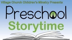'Preschool Storytime - Laugh & Learn Bible Story for Kids: Sermon On The Mount'
