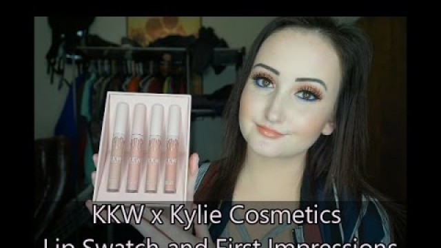 'KKW x Kylie Cosmetics | Swatches & First Impressions'